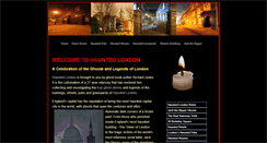 Desktop Screenshot of haunted-london.com